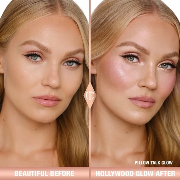 Charlotte Tillbury Glow Glide Highlighter in Pillow Talk Glow-Brand New - Picture 5 of 5